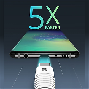 Combo Củ Sạc Nhanh Type-C PPS 25W RAVPower RP-PC156-W và Cáp Type-C To C 60W Dài 1M RP-CB047-W Dành Cho Điện Thoại Android, Cho Samsung, Cho Vivo, Cho Oppo, Cho Xiaomi Và Máy Tính Bảng - Hàng Chính Hãng