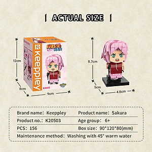 Đồ chơi lắp ráp, xếp hình Keeppley – Naruto Shippuden Cuộc Phiêu Lưu Gió Xoáy