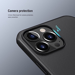 Ốp lưng Nillkin dạng sần cho iPhone 14 pro, 14 Promax,14, 13 Promax Full Modem - Hàng Chính Hãng