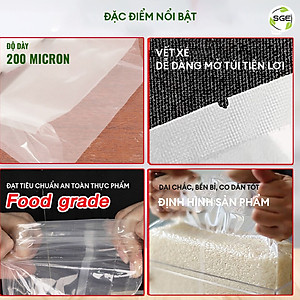 Túi Hút Chân Không Định Hình B1D-Rep Loại Đóng. Làm Từ Hạt Nhựa Nguyên Sinh Cao Cấp Tiêu Chuẩn Vệ Sinh ATTP, Không Chứa Chất Gây Ung Thư, Dùng Được Trong Lò Vi Sóng. Giá Bán Theo 1kg 