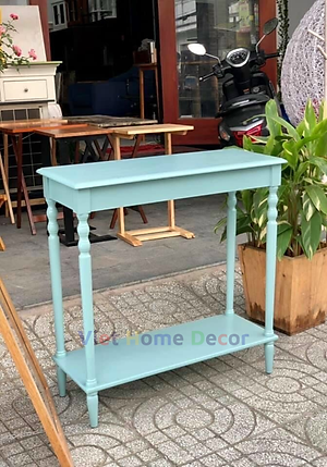 Bàn Console Trang Trí Chân Tiện Màu Xanh Lam 9001- Thương hiệu Viet Home Decor