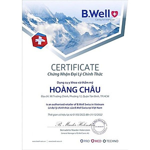 Máy tăm nước cầm tay cao cấp B.Well Swiss WI 912 - nhập từ Thụy Sỹ - BWell 912