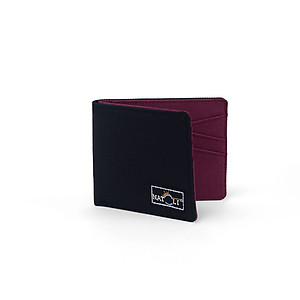 Ví da nam nữ dáng ngang NATOLI gập đôi đựng thẻ cầm tay cao cấp BST Simple Horizontal Wallet V4