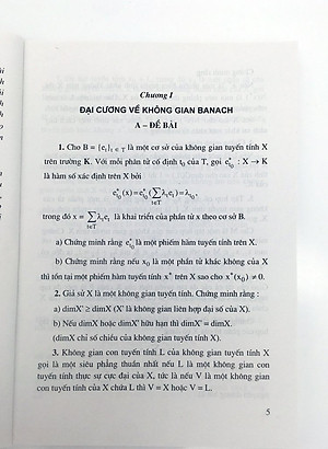 Bài Tập Giải Tích Hàm