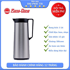 Bình Thủy Inox Rạng Đông RD1040 ST2.E - Trắng (1L)