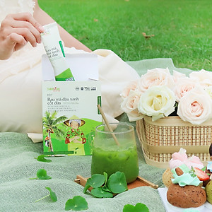 Bột Rau Má Đậu Xanh Cốt Dừa Dalahouse 200g, Thức Uống Mát Lành, Thanh Nhiệt Cơ Thể, Tốt Cho Người Tiểu Đường 