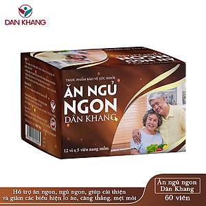Viên Uống Ăn Ngủ Ngon Dân Khang Cải Thiện Mất Ngủ Giúp Ăn Ngon Miệng Ngủ Ngon Và Sâu Giấc
