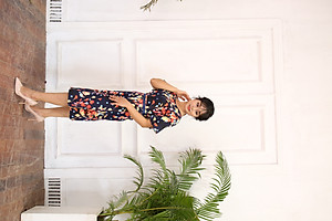 Váy đầm tone cotton maxi dài dạo chơi, đi biển - New4all Mã 40