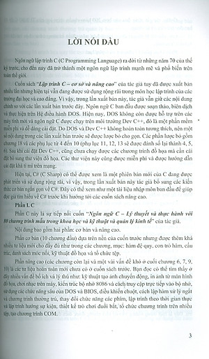 Kỹ Thuật Lập Trình C và C# Từ Cơ Bản Đến Nâng Cao - GS. Phạm Văn Ất