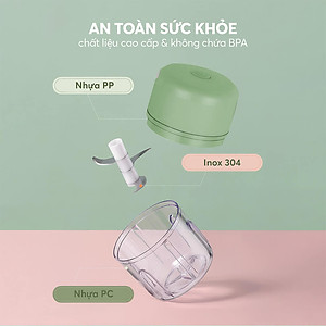 Máy xay tỏi ớt cầm tay Elmich PBE-8659 - Hàng chính hãng