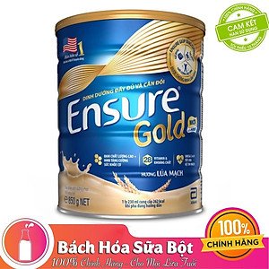 Sữa Bột Abbott Ensure Gold Hương Lúa Mạch - 850g