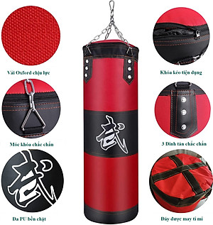Bộ Vỏ Bao Đấm Bốc Treo Tường 3 Lớp Cao Cấp – Chọn Size - Mua 1 Tặng 7 Phụ Kiện Tập Luyện Siêu Bền Tập Boxing, Tập MMA – Dây Quấn Dài – Chính Hãng Dododios