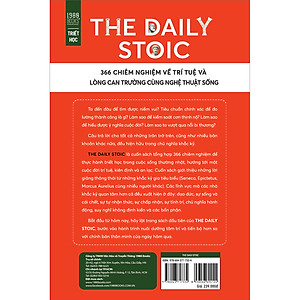 Sách THE DAILY STOIC – 366 CHIÊM NGHIỆM VỀ TRÍ TUỆ VÀ LÒNG CAN TRƯỜNG CÙNG NGHỆ THUẬT SỐNG