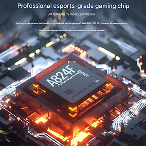 Chuột cơ gaming led RGB 7200DPI G10 mechanical Gaming mouse Esport cho máy tính laptop