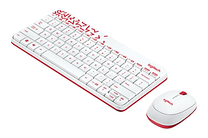 Bộ Bàn Phím Và Chuột Không Dây Logitech MK240 Trắng - Hàng Chính Hãng