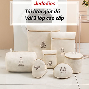 Túi Lưới Giặt Đựng Quần Áo, Đồ Lót Trong Máy Giặt - Túi Giặt Bảo Quản Quần Áo, Túi giặt đồ cao cấp 2 lớp, túi lưới giặt vớ, Túi giặt đồ máy giặt 3 lớp cao cấp, túi lưới giặt quần áo đồ lót có khóa kéo, Túi lưới giặt quần áo đồ lót máy giặt dododios