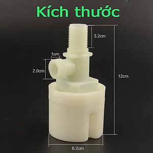 Phi 27 - Van Phao Cơ Tự Ngắt Nước – Phao Cơ Thông Minh Thế Hệ Mới – Phao cơ đứng ren 3/4’’ (Tặng kèm co và cao su non) Mẫu mới 2023