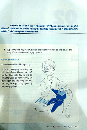 Sách Cùng Bé Lớn Khôn: 30 Trò Chơi Dành Cho Bé Từ 6 Đến 12 Tháng Tuổi – 10 Phút Cùng Con Mỗi Ngày