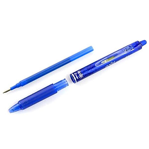 Bút Bi Bấm Xóa Được Pilot Frixion 0.7mm - Màu Xanh