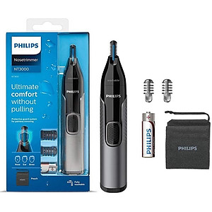 Máy tỉa lông mũi, lông tai Philips NT3650 - Hàng Chính Hãng