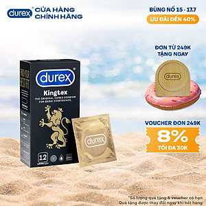 Bao cao su Durex Kingtex 12 bao