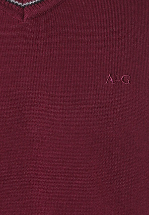 Áo len gile Aligro màu nâu đỏ ALENGL015