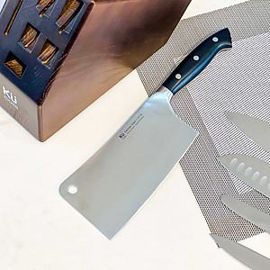 Bộ Dao 7 Món Nhà Bếp Bằng Thép Không Gỉ KUCHEN ĐỨC - KU K62709 -  Hàng Chính Hãng