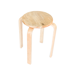 Ghế tròn, chân dẹp | Gỗ Đức Thành 31061 | Đa dụng, chắc chắn | Phù hợp gia đình, quán ăn, quán Cafe