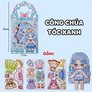 Đồ Chơi Búp Bê Từ Tính Nam Châm Thay Trang Phục Công Chúa