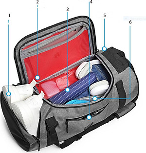 Túi xách du lịch thể thao nam công suất lớn phong cách hiện đại đã tích hợp công nghệ 4.0