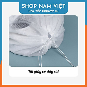 Set 10 Túi Giày Vải Không Dệt Có Dây Rút, Túi Vải Đa Năng