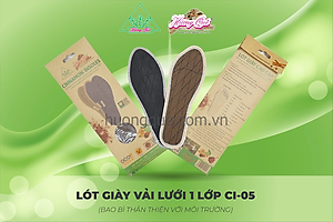 Lót giày Hương Quế CL06 chính hãng, êm, bền, bột quế thật, thơm, chống hôi chân và tốt cho sức khỏe.