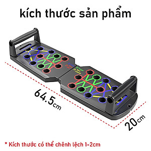 Bảng chống đẩy, Dụng cụ hít đất đa năng, RH003 - RH006 - RH009 hỗ trợ đồ chống đẩy có vạch chia bài tập gym thể thao trong nhà