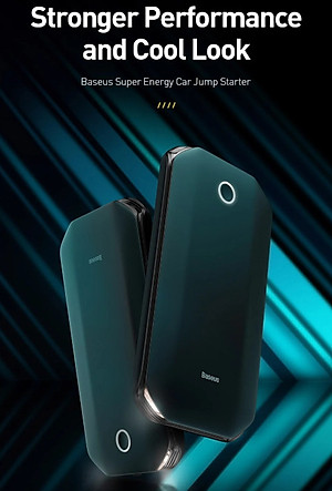 Bộ kích nổ ô tô, xe hơi kiêm pin sạc dự phòng nhãn hiệu Baseus cao cấp CRJS01-01 - Hàng Nhập Khẩu