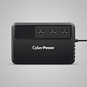 Bộ lưu điện UPS CyberPower BU600E - 600VA / 360W -  Tích hợp công nghệ ổn áp AVR, Công nghệ tiết kiệm điện GreenPower, công nghệ Line Interactive - Hàng chính hãng