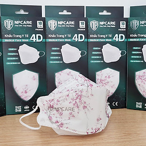 Khẩu trang y tế 4D NPCARE Blossom (H/10c)