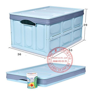 Thùng gấp đựng đồ trên xe ô tô