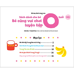 Sách dành cho bé 0 tuổi - Bé cùng vui chơi luyện tập - Sách vui chơi tương tác "Bé bước đầu khám phá"