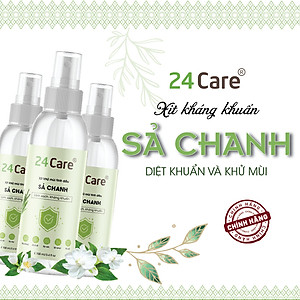 [TỰ CHỌN 13 MÙI] Xịt Phòng Tinh Dầu Hữu Cơ Organic 24Care 50ML - Khử Mùi, Đuỗi Muỗi và Côn Trùng, Xịt Thơm Quần Áo