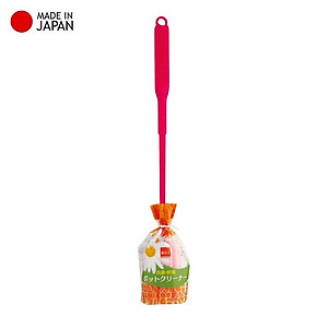 Combo 02 chiếc dụng cụ rửa chai lọ có đầu mut Antibacterial Size M hàng hàng nội địa Nhật Bản Made in Japan