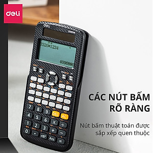 Máy Tính Học Sinh Deli - Hỗ Trợ Học Tập Thiết Bị Học Tập Mới Nhất Dành Cho Học Sinh Cấp 2 Cấp 3 Lớp 6 Đến Lớp 12 Chuyên Dụng Mang Vào Phòng Thi 