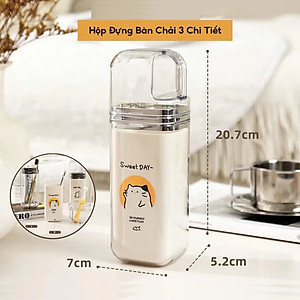 Hộp Đựng Bàn Chải Đánh Răng Đồ Dùng Du Lịch (Cao Cấp) - Hôp Đựng Kem Đánh Răng Du Lịch Phượt Dã Ngoại Văn Phòng