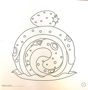 Sách Bé Tô Màu - Bánh Kem Xinh Xắn (Tái Bản 2018)