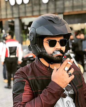 Mũ Bảo Hiểm 3/4 Hai Kính LS2 OF570 Verso