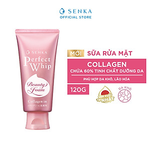 Sữa Rửa Mặt Mịn Và Săn Chắc Da Senka Perfect Whip Collagen In 120G - [4901872462087]
