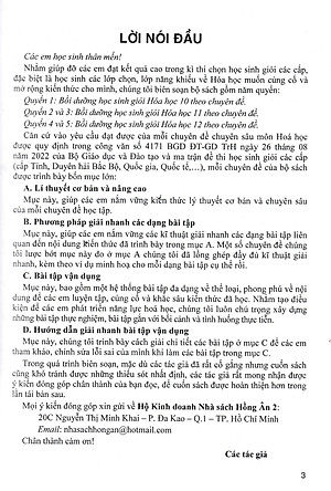 Bồi Dưỡng Học Sinh Giỏi Hóa Học 11 Theo Chuyên Đề