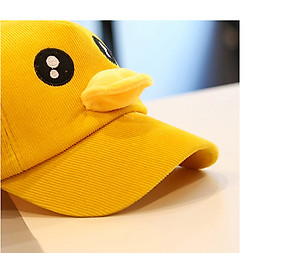 Mũ lưỡi trai vịt cho bé trai bé gái từ 1-7 tuổi vải nhung 5 màu