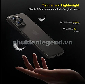 Ốp lưng Memumi siêu mỏng 0.3mm cao cấp dành cho iPhone 14 Pro , 14 Pro Max , 14 Plus , 14 - hàng chính hãng)