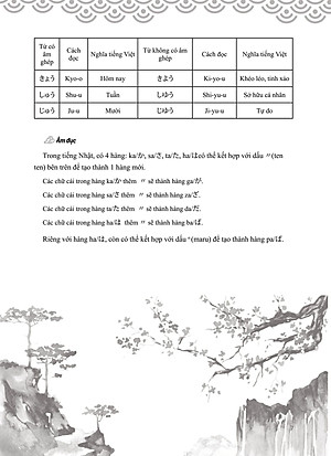 Sách Tập Viết Tiếng Nhật Bảng Chữ Cái Hiragana