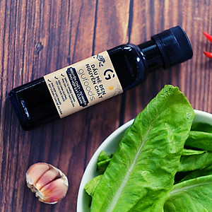 Dầu mè đen GUfoods - Giàu omega 3-6 và chất chống oxy hóa, Lành mạnh, Phù hợp eat clean, Trộn salad, Cho bé ăn dặm (chai 120ml)